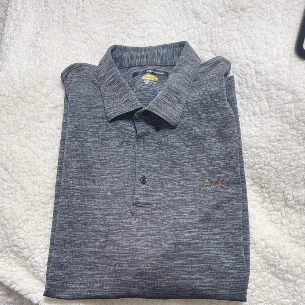 Greg Norman Collection Men's Charcoal Polo Shirt
